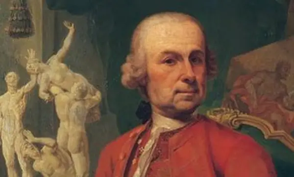 Selbstporträt von Franz Georg Hermann